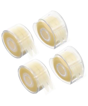 NUSITOU 4 Rolls Double Eyelid Stickers Invisible Double Eyelid Sticker Instant Double Eyelid Invisible Eyelid Sticker Double Eyelid Decal Baby Birthday Crown Makeup Round Pp Woman Decorate