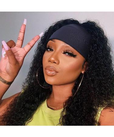 Woeoe African Headbands - Pack of 4 Knotted Hairbands in Blue, Dark Red, Dark Blue, and Black - Wide Elastic Head Scarf for Women and Girls - Buy Online on GoSupps.com