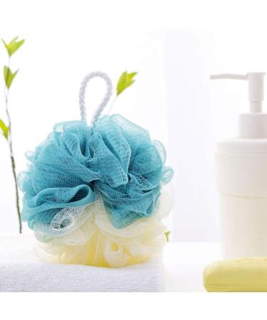 8pcs Color Matching Bath Ball & Sponge Set | Men's Body Wash Loofah & Massage Scrubber - Perfect for Shower & Relaxation - Buy Online on GoSupps.com