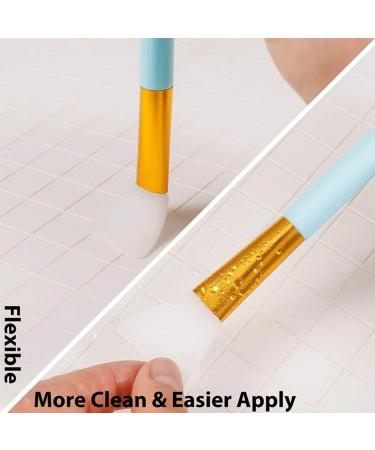 3-Piece Silicone Face Brush Set with Hair Band - DIY Skin Care & Makeup Tool - Buy Online on GoSupps.com