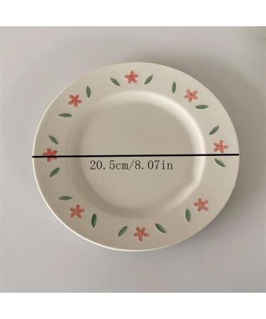 Dinnerware Dishes Plates Vintage Small Fragmented Flowers Dining Plate Ceramic Plate Breakfast Dessert Plate White Round Western Food Chinese Food Plate Restaurant Kitchen Dinner Restaurant Family Par - Buy Online on GoSupps.com