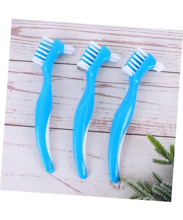 Frcolor Double-Sided Prosthesis Cleaning Brush Set | 6-Piece Nursing Comb & Toothbrush for Dentures - International Shipping Available - Buy Online on GoSupps.com