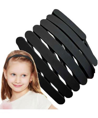 Zuasdvnk Foldable Headband Folding Headband Small Hair Band | No Slip Face Wash Headband Adjustable Women Spa Headband for Women Girls Little Kids Black - Buy Online on GoSupps.com