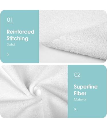 Woodenyme Co.ra.line Microfiber Washcloths Towel - Soft & Absorbent Bath Towels | 28.7 x 13.8 Inches - Buy Online on GoSupps.com
