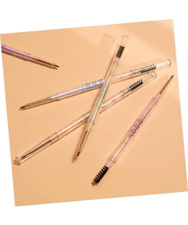 Angoily 5pcs Tools Eye Brush with Pencils S Double-head Brown Pencil Thin Pens Makeup Eyebrow - Buy Online on GoSupps.com