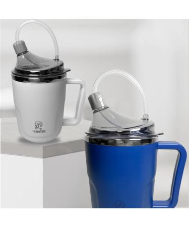 RWKGIEIK Bedridden Elderly Patients Pregnant Women Postpartum Straw Cups Anti-Dropping Anti-Choking Stainless Steel Nursing Cups - Buy Online on GoSupps.com