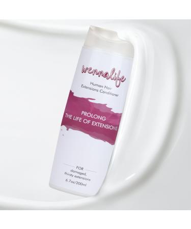 WENNALIFE Hair Conditioner for Damaged Dry Hair Hair Extensions Conditioner 6.7 fl.oz./200ml Deep Hair Conditioner for Women Moisturizing Hydrating SulfateFree Conditioner Acondicionador Para Cabello 6.7 Fl Oz (Pack of 1) Conditioner
