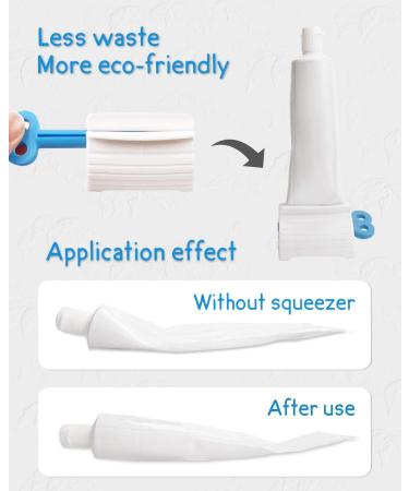 MoHern Toothpaste Squeezer 6 Pcs Multi-Purpose Tube Dispenser & Holder Stand - Buy Online on GoSupps.com
