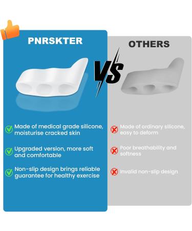 10 PCS Medium-Footed Gel Cushions & Toe Spreaders for Diabetic Comfort - Breathable Forefoot Pain Relief - Buy Online on GoSupps.com