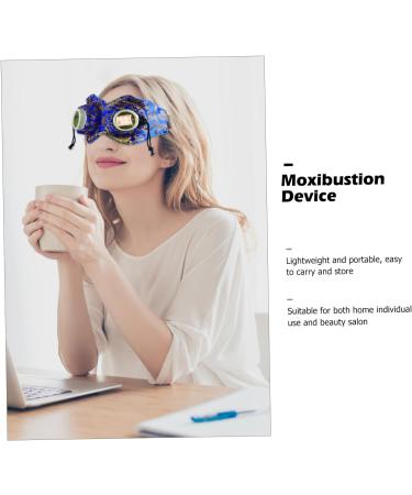 OHPHCALL 1Pc Eye moxibustion instrument Face Moxa Stick Holder chinese stick Moxa Stick Burner moxibustion eye smokeless moxa Stick tired Double Eye Moxa Tool Moxibustion box ceramics cloth - Buy Online on GoSupps.com