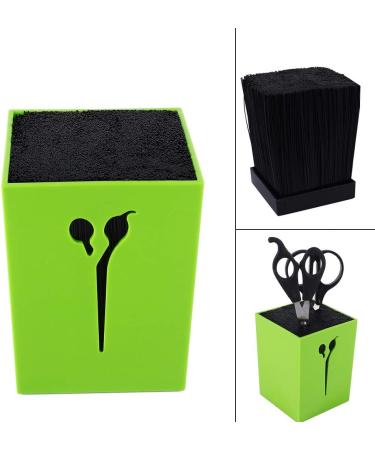 Practical Hairdressing Barber Combs Clamps Scissors Holder Stand Storage Box Tool (Green) - Buy Online on GoSupps.com