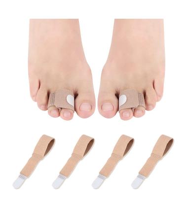 MICPANG Bunion Corrector for Women Toe Separator Toe Wraps Cushioned Bandages Hammer Splints Spacer for Overlapping Toes Bunions Big Toe Alignment - 2 Pairs