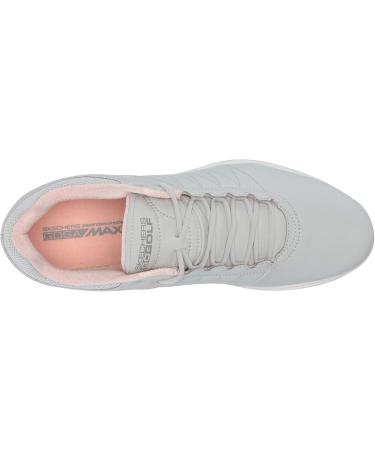 Skechers Women's Go Golf Pivot Spikeless Golf Shoe - 39.5 EU - Light Grey Pink | International Shipping Available - Buy Online on GoSupps.com