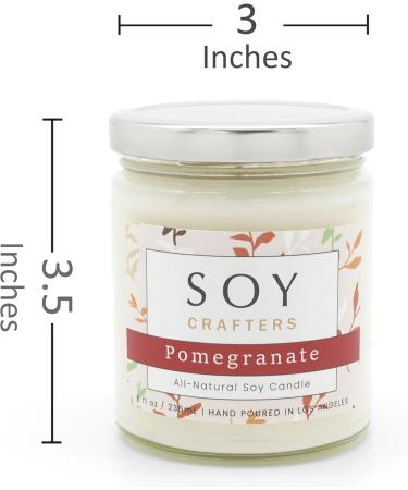 Spa Date Scented Soy Candle - Natural Lemongrass & Patchouli Essential Oils | 100% Soy Wax Aromatherapy | 9oz Glass Jar - International Shipping - Buy Online on GoSupps.com