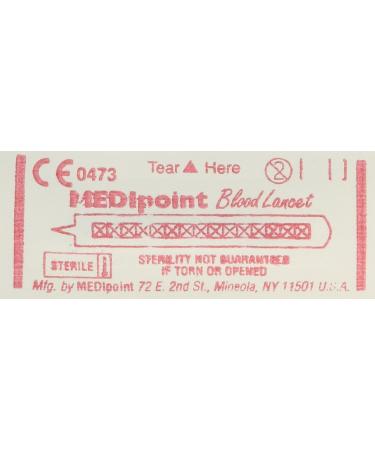 MEDIpoint Stainless Steel Lancet 200 Count
