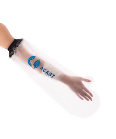 ACAST Waterproof Arm Cast Cover for Plaster Cast Arm Shower & Bath Reusable Hand Sleeve Dressing Protector for Broken Arm Wrist Elbow & Fingers