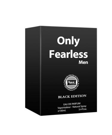 Hybrid & Company Only Fearless Men Black Edition Eau De Toilette Vaporisateur Natural Spray 3.4 Fl Oz ONLY FEARLESS MEN BLACK EDITION 3.4 Fl Oz (Pack of 1) - Buy Online on GoSupps.com