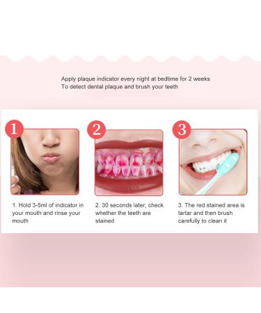 ZJchao Plaque Disclosing Agent - 60ml Oral Plaque Indicator Liquid with Measuring Cup for Dental Exams - International Shipping Available - Buy Online on GoSupps.com