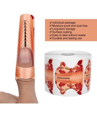 Uxsiya gel nail nail forms 12 12 9 500pcs nail gel forms self adhesive nail art extension sticker for women - Buy Online on GoSupps.com