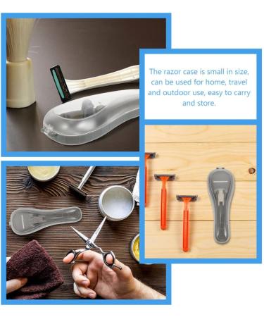 FOMIYES 2 STK Razor Storage Box | Leather Blade Cover for Rust Protection & Travel | Durable Razor Holder & Protective Cover - Buy Online on GoSupps.com