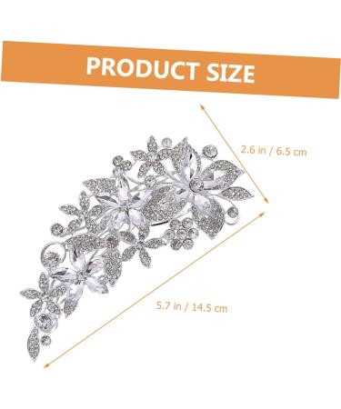 Angoily Side Comb Bridal Accessories Rhinestone Headbands Diamond Hair Accessories Pearl Headpiece Prom Headband Wedding Hair Clip Diamond Hair Clip Rhinestones Bride Rhinestone Hair up - Buy Online on GoSupps.com