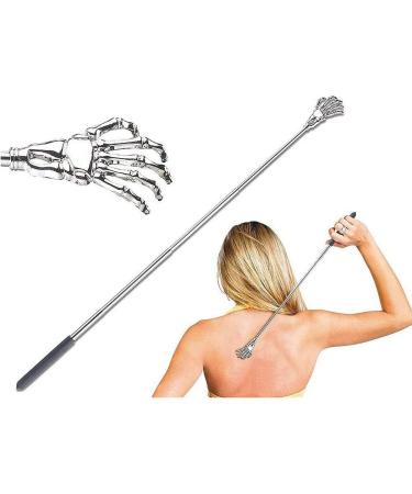 Ggnaxivs Back Scraper - Retractable Stainless Steel Handle | Body Massager & Head Scraper | International Shipping Available - Buy Online on GoSupps.com