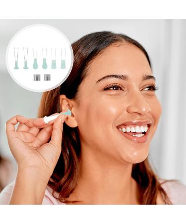 6Pcs Silicone Ear Cleaner Replacement Tips for Teens & Adults - Family Ear Spoon Tips - Style 1 - 4.4X1.5X1.5CM - Buy Online on GoSupps.com