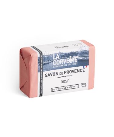 La Corvette Rose Soap of Provence - 100g | Natural French Soap for Luxurious Skin Care - Buy Online & Ship Internationally - Buy Online on GoSupps.com