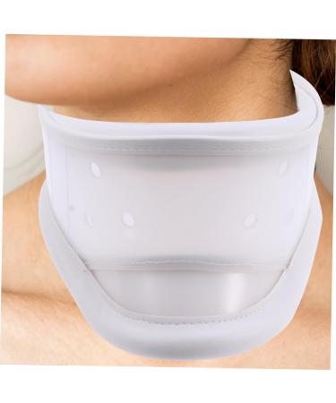 JECOMPRIS Adjustable Cervical Support Neck Collar - Comfortable White Cervical Vertebrae Brace for Advanced Care - Buy Online on GoSupps.com