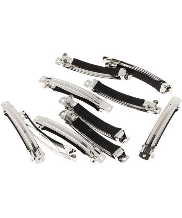 Prettyia 10 Pcs Hair Clip Blanks - 10cm DIY Hair Clips for Bows & Crafts | Perfect for Customization - Buy Online on GoSupps.com