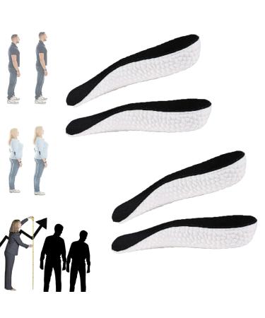 Brandone Insoles Height Increase Orthopedic Highpads Orthopedic High Pads 1.0 The First Orthopedic Height Insoles Arch Support Insoles Brandone Insoles for Arch Pain (Black 0.98in/2.5cm 2Pair) Black 0.98in/2.5cm 2Pair