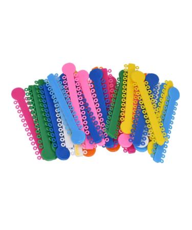 Angzhili Dental Orthodontic Ligature Ties 1040pcs + Orthodontic Ligature Gun - Multi-color Rubber Bands & Gray Braces Tool - Buy Online on GoSupps.com