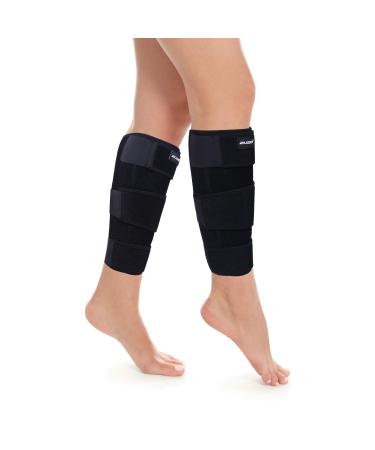 2U2O Calf Brace - Adjustable Shin Splint Compression Support for Calf Pain Relief, Recovery, Sprain, Swelling, Tennis Leg, - Lower Leg Wrap - Calf Sleeve for Men or Women - Universal Size 2Packs