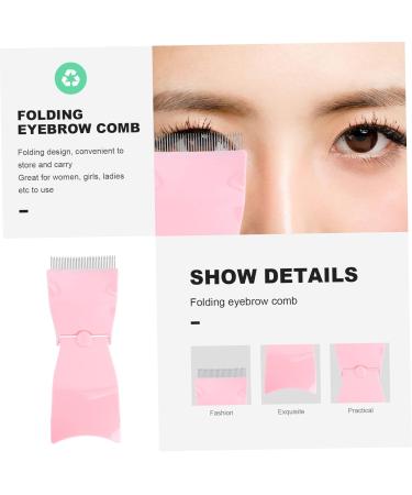 Shop NOLITOY 2pcs Foldable Eyelash Comb & Mascara Applicator - Eyebrow Brush with Steel Teeth for Perfect Lashes | Portable Cosmetic Accessories - Buy Online on GoSupps.com