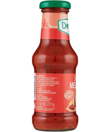  Italian Gourmet E.R. Pack of 12 Develey Salsa Messicana sauces a soothing concentrate of tomatoes peppers and spices (250 ml) + gourmet Italian polpa (400 g) - Buy Online on GoSupps.com