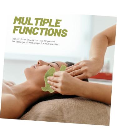Orfofe 2-in-1 Gua Sha Head & Hand Massage Device - Facial Scraper & Rustic Massage Comb Tool for Ultimate Relaxation - Buy Online on GoSupps.com