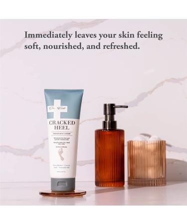 Dr. Foot Cracked Heel Moisturizer - Shea Butter & Lactic Acid Foot Cream for Dry Skin, Callus Softener - 8 fl oz - Buy Online on GoSupps.com