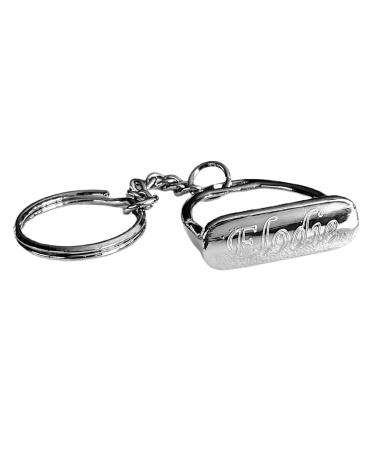 Personalised Horse Stirrup Keyring Keychain - Engraved with your name