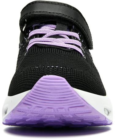 RomenSi Air Athletic Running Shoes - Lightweight Breathable Kids Sneakers - Blackpurple - Size 4 Big Kid - Buy Online on GoSupps.com