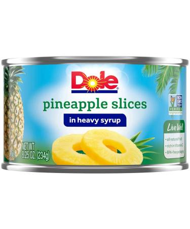 Dole Canned Pineapple Slices in Heavy Syrup 8.25 Oz Can - Buy Now! - Buy Online on GoSupps.com