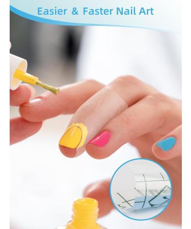 EBANKU 100pcs Nail Polish Protector Set - Cuticle & Finger Shield for Nail Art French Tips & Stamping Includes Scissors & File | Perfect for DIY Nail Painting - Buy Online on GoSupps.com