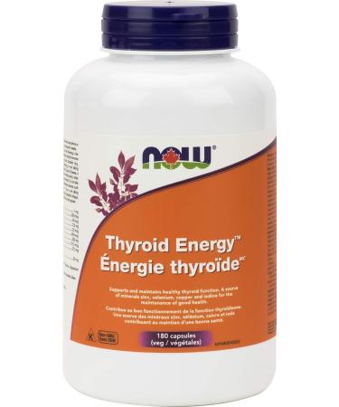 NOW Supplements Thyroid Energy Capsules 180 Count