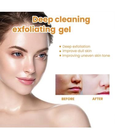 Buy Natural Orange Exfoliating Gel Scrub for Face & Body | Deep Cleansing & Moisturizing (50g) - International Shipping Available - Buy Online on GoSupps.com