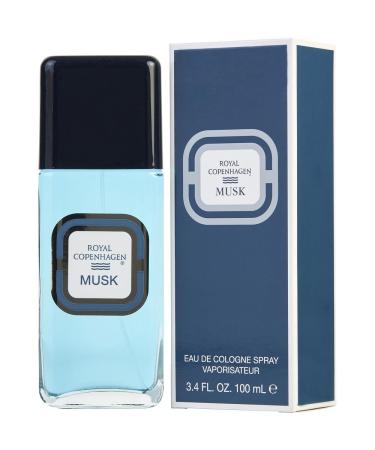 Royal Copenhagen Musk Cologne Spray 3.4 oz (Pack of 3) 10.2 Fl Oz (Pack of 1)