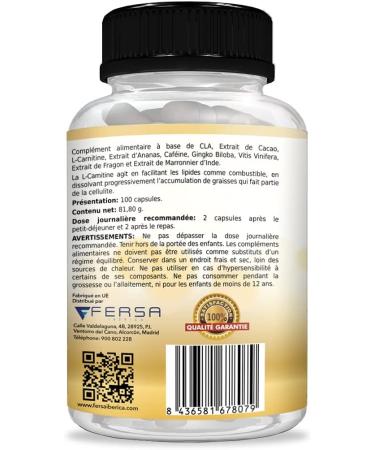 Powerful Anti-Cellulite & Intensive Reducer | Anti Cellulite Capsules | Effectively Removes Orange Peel | Fast-Acting Complete Formula with CLA L-Carnitine & Caffeine | 100 Capsules - Buy Online on GoSupps.com