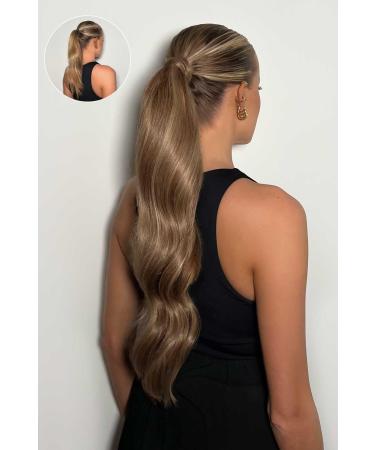 Luxury Gold 22'' 120g Human Hair Pony -26/613X/M30 Mellow Brown - Buy Online on GoSupps.com