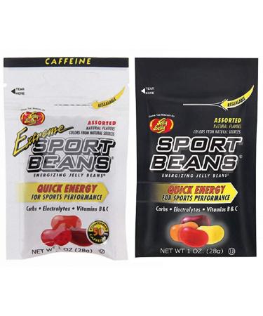 Jelly Belly Sport Beans - Assorted and Extreme Assorted with Caffeine  Energy Chews 12 Pack Energizing Jelly Beans-Click for More Sizes - Buy Online on GoSupps.com