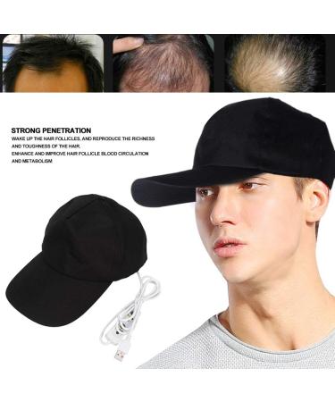 94pcs Lamp Beads Hair Growth Hat | Household Hair Loss Treatment | Oil Control Cap | Regrowth Therapy Helmet - Black - Buy Online on GoSupps.com