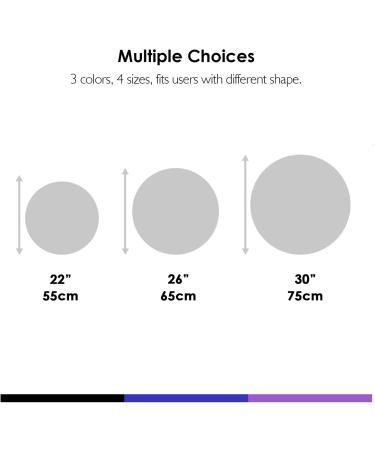 REEHUT Exercise Ball (55cm 65cm 75cm) for Fitness Anti-Burst Yoga Ball Office Chair Balance Ball Extra Thick Stability Ball for Home  Gym Physical Therapy  Pregnancy Quick Pump Included M(48-55cm) purple - Buy Online on GoSupps.com