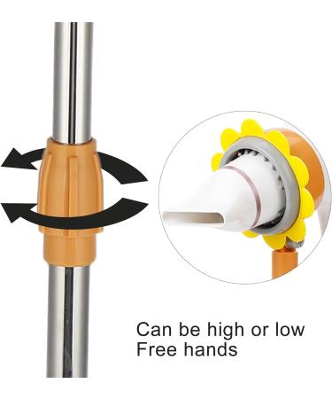 Hair Dryer Holder Adjustable Angle Hair Dryer Holder with Storage Base for Home Use - Buy Online on GoSupps.com